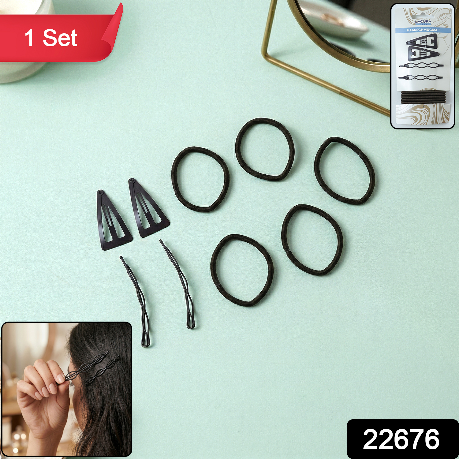 Multipurpose Hair Styling Accessories Set (1 Set)