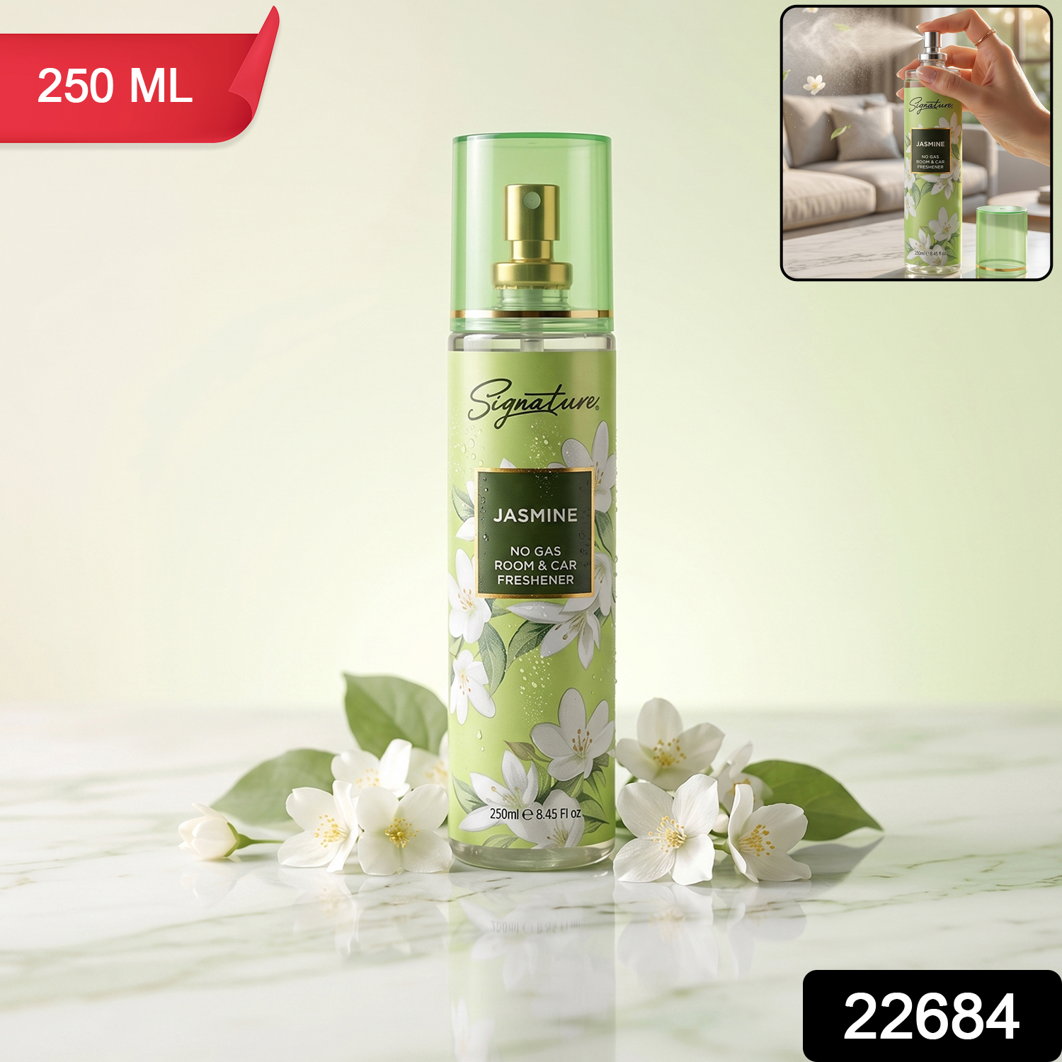 Signature Jasmine Room Car Freshener Spray 250 Ml