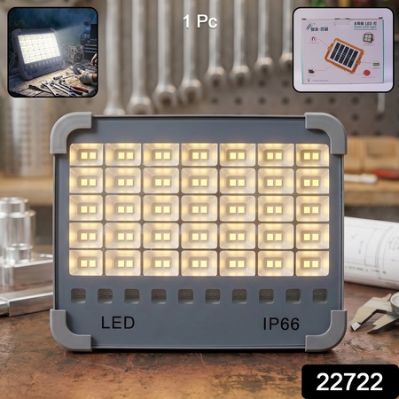 Solar Usb Rechargeable Led Flood Light  Waterproof  Portable