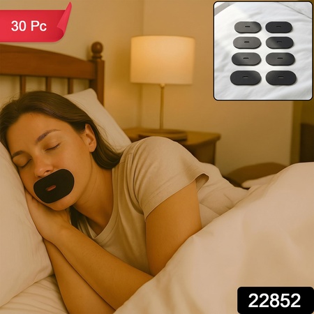 Hypoallergenic Closed Mouth Sleep Tape With Breathing Slot For Adults (30 Pcs)