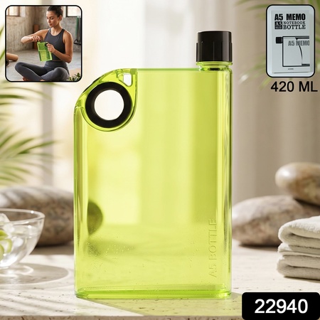 Water Bottle  Slim Portable  Leak-proof For On-the-go Hydration