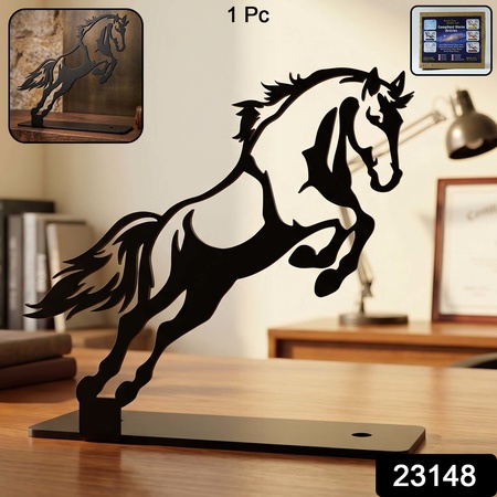 Premium Metal Horse Sculpture Table Dcor (1 Pc)