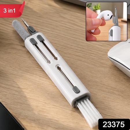 3 In 1 Multifunction Cleaning Pen Brush For Earbuds Keyboard And Gadgets (1 Pc)