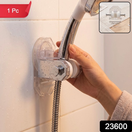 Adjustable Suction Cup Shower Head Holder For Bathroom Wall Mounting (1 Piece)