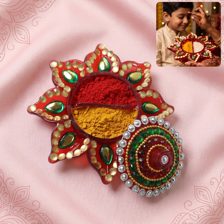 Handwork Decorative Kumkum Dani (1 Pc)