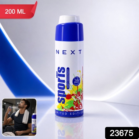 Next Sports Fragrance Body Spray Long-lasting Deodorant For Men Daily Use (200ml)