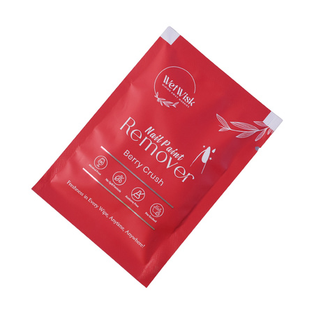 Nail Paint Remover Wet Wipes Acetone-free Gentle Nail Care Formula (1 Pc)