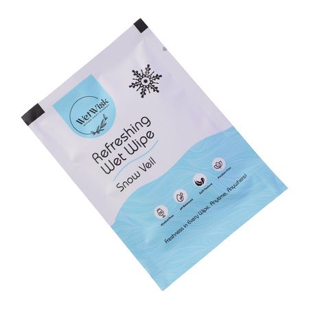 Snow Veil Refreshing Wet Wipes Face Body Hand Cleansing Wipes (1 Pc)