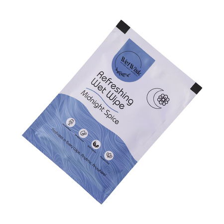 Midnight Spice Refreshing Wet Wipes Face Body Hand Cleansing (1 Pc)