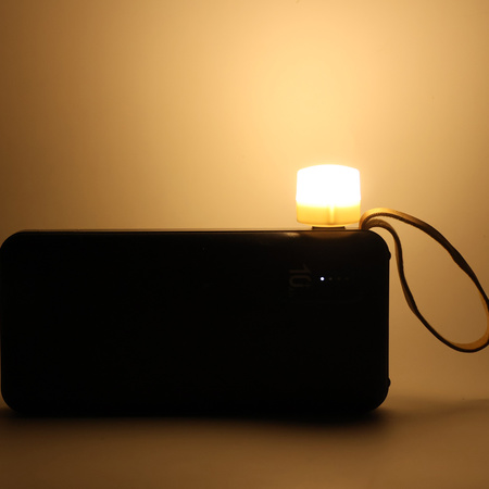 Yellow Usb Led Lamp Night Light Plug Small Led Nightlight (1 Pc)