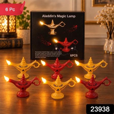 Decorative Magic Lamp Led Lights For Diwali And Home Table Decor (6 Pc Set)