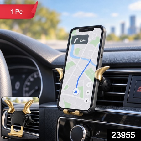 Car Air Vent Mobile Phone Holder With Adjustable Gravity Grip (1 Pc)