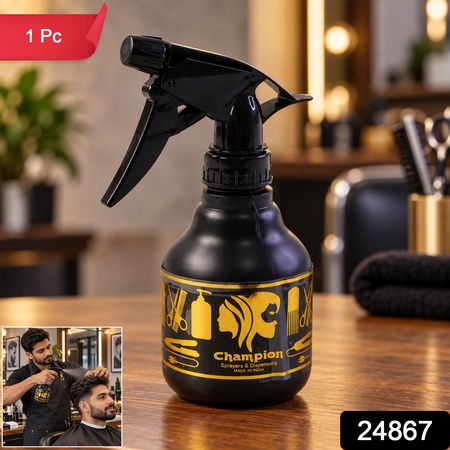 Refillable Salon Water Spray Bottle With Adjustable Nozzle For Hair Styling (1 Pc 250 Ml)