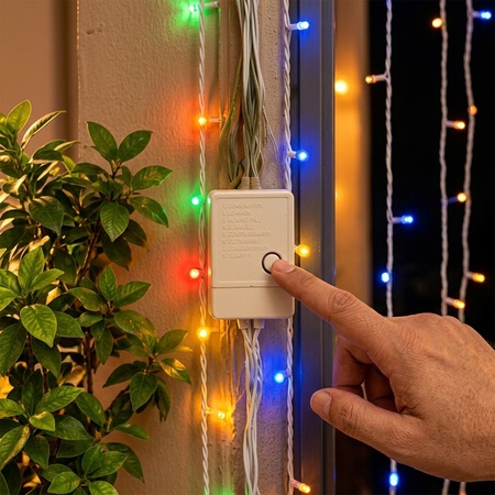 Multicolor Led String Light Series With 8 Lighting Modes (12 Mtr Approx)