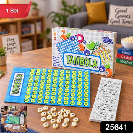 Tambola Housie Number Board Game With Tickets For Family Parties (1 Set)