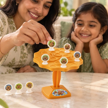 Capybara Balance Game Toy For Kids Tabletop Play And Family Fun (1 Set)