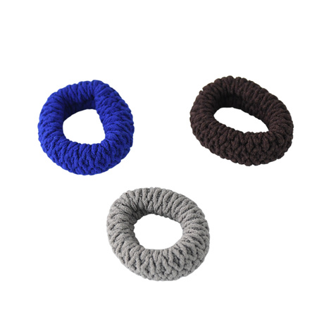 Tyre Shape Hair Rubber Bands Pack Of 3 (Multicolour)