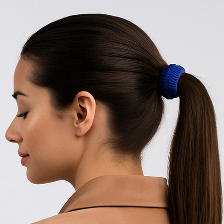 Tyre Shape Hair Rubber Bands Pack Of 3 (Multicolour)