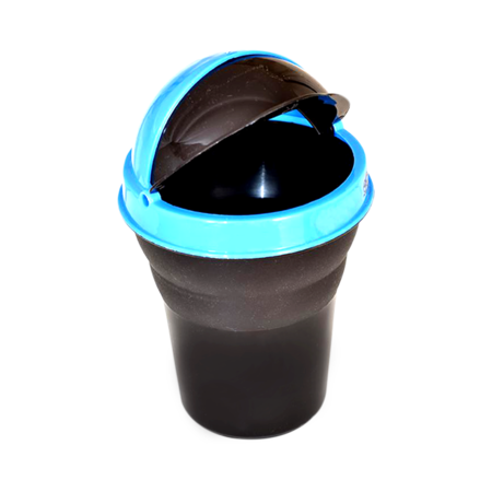 3656 Plastic Car Mini Dustbintrash Bin Dust Case Best For Traveling (Multicolour)