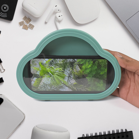 Smartphone Mobile Stand Waterproof Case Smartphone Stand Case (1 Pc Green Colour)