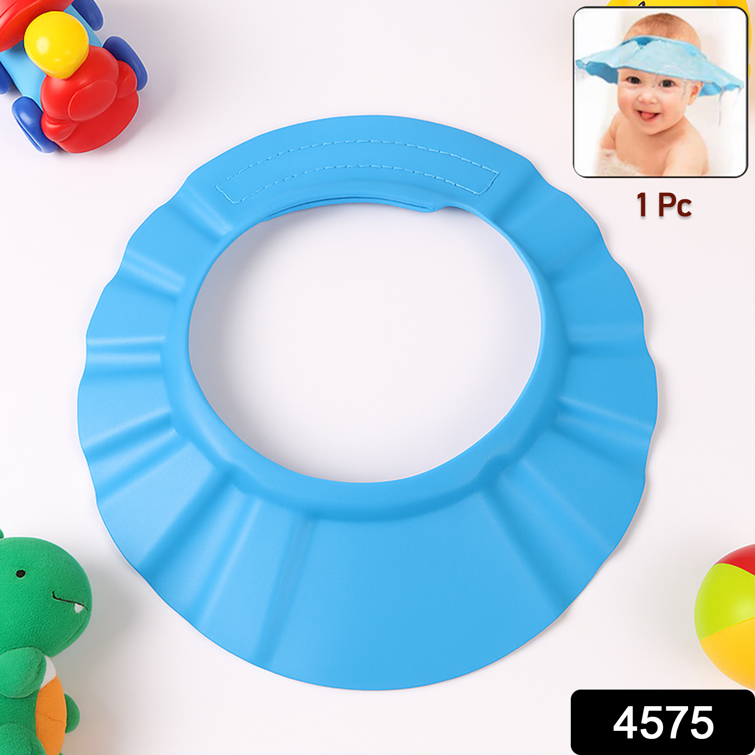 Adjustable Baby Shower Cap Hat (1 Pc Mix Design Size)