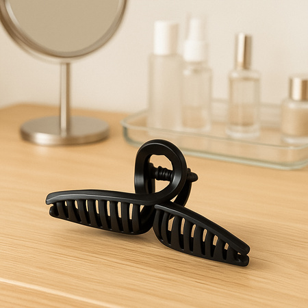 Plastic Hair Claw Clips Strong Clips (1 Pc Mix Design Color)