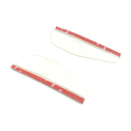 7562 1 Pair Mirror Rain Protector Car Rearview Mirror Rain Blades Car Back Mirror Eyebrow Rain Cover Car Rearview Mirror Eyebrow Covers Flexible Protection Rainproof Decoration Accessories (2 Pcs Set)