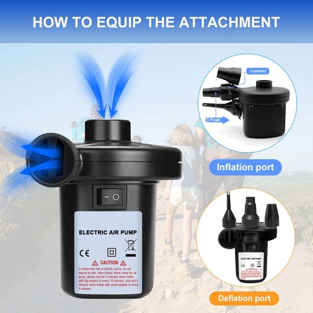 9080 Electric Air Pump For Ball Balloon ( 3 Nozzle )