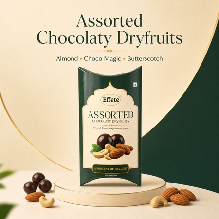Assorted Chocolaty Dryfruits  Almond Choco Magic  Butterscotch 60g