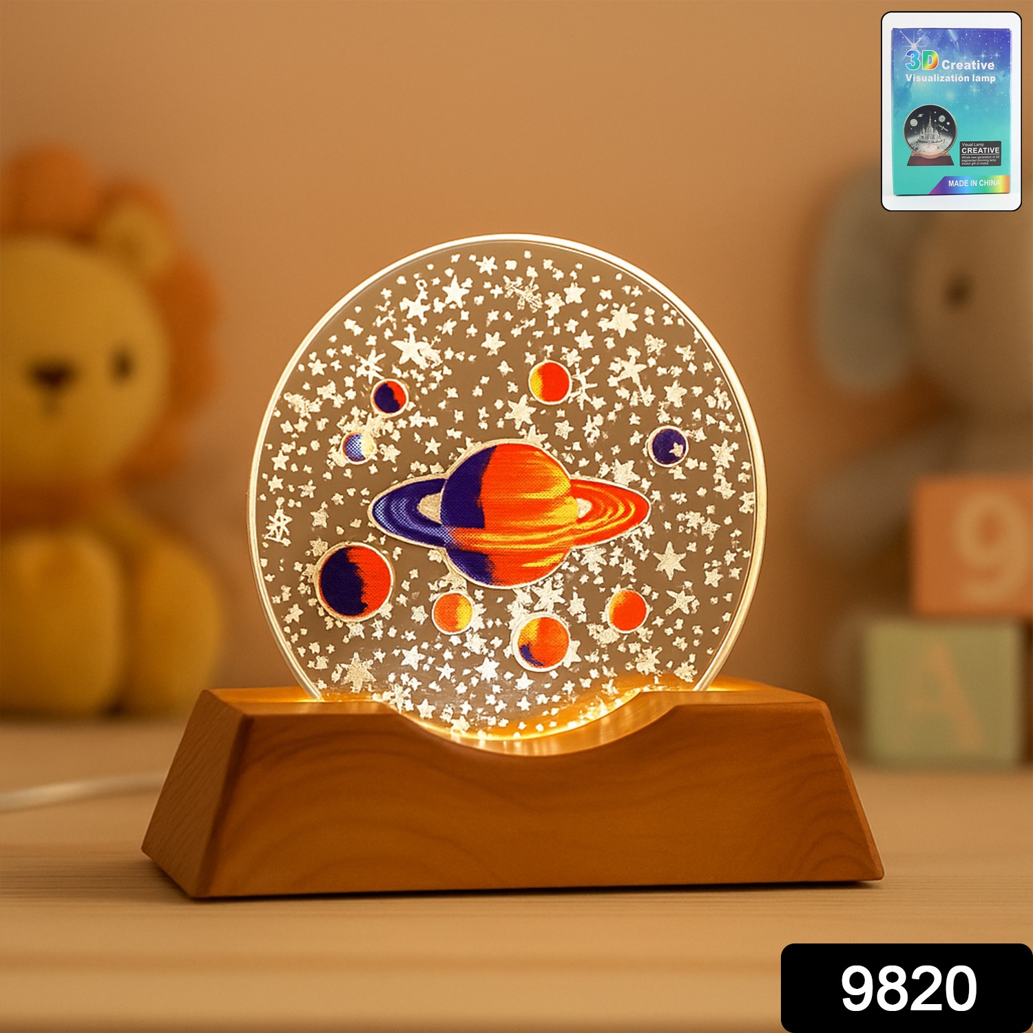 3d Creative Visualization Lamp Led Night Ligh (1 Pc)