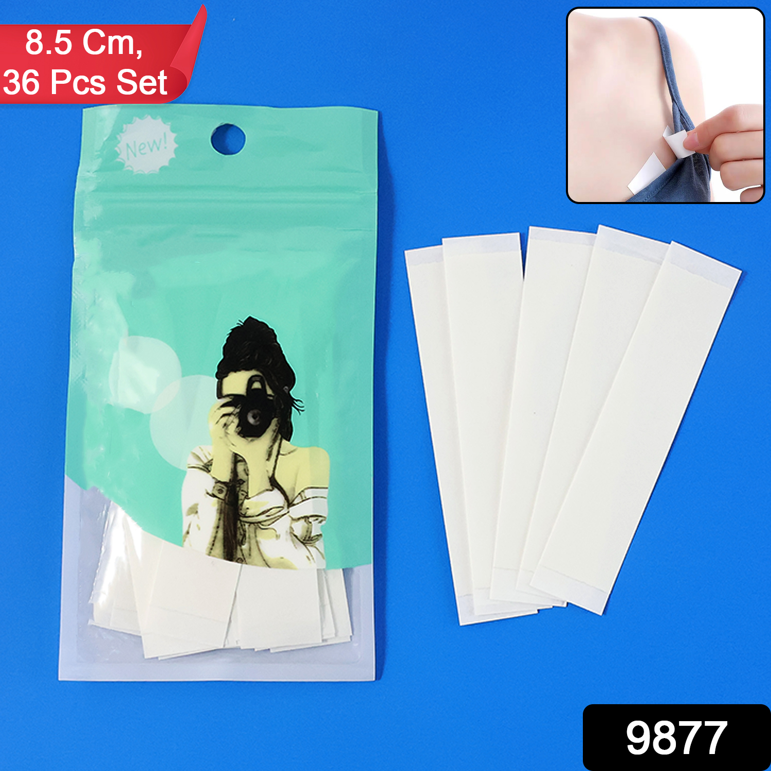 Waterproof Lingerie Fashion Tape (36 Pcs Set 8.5 Cm)