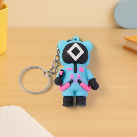 Cute Character-themed Soft Silicone Keychain (Mix Desgin 1 Pc)