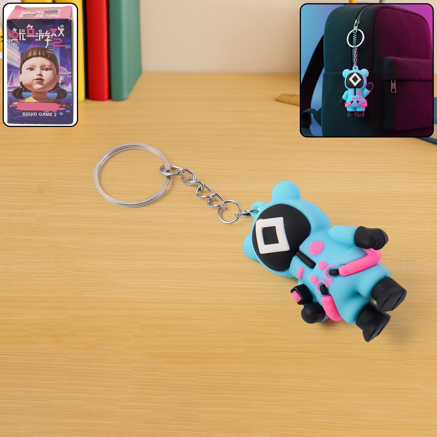 Cute Character-themed Soft Silicone Keychain (Mix Desgin 1 Pc)