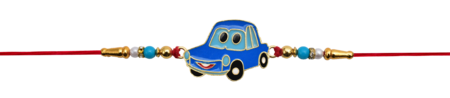 Car Rakhi With Red Thread For Kids