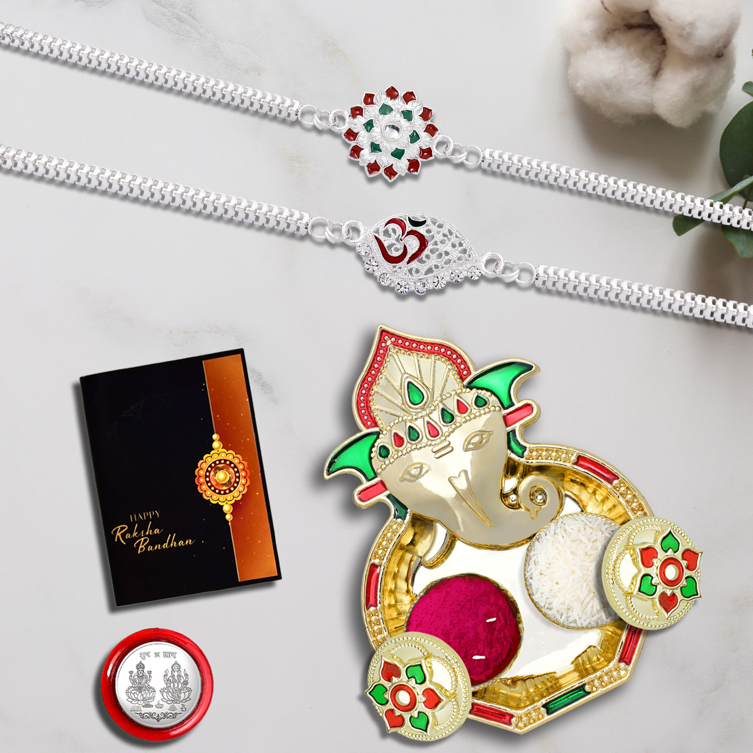 Traditional Rakhi Set With All Essentials